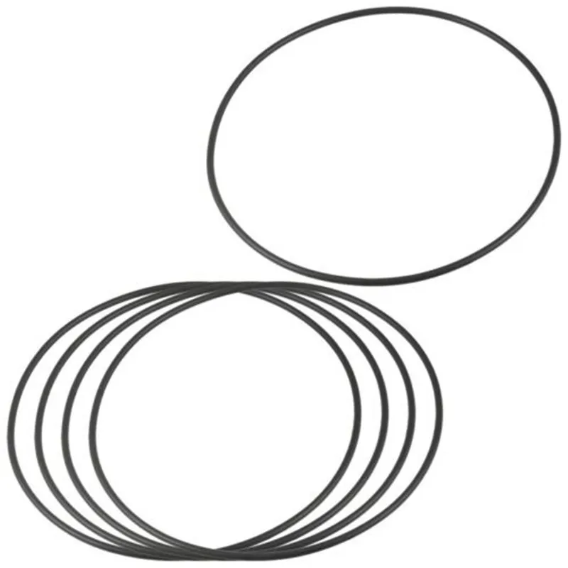 

150mm x 3.1mm Flexible Rubber O Ring Sealing Washer Black 5 Pcs