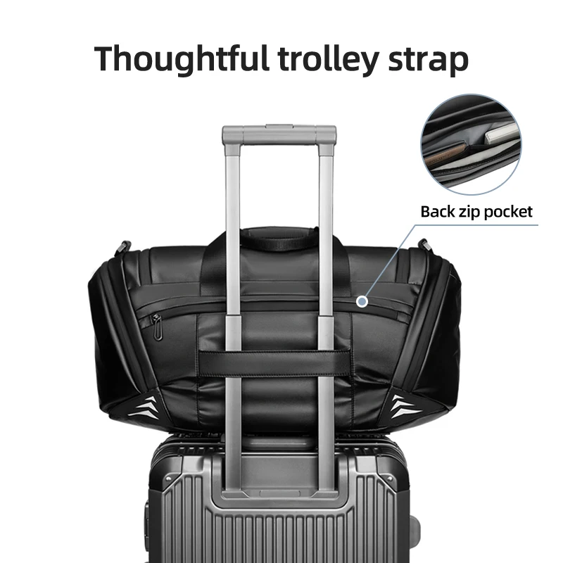 حقيبة سفر رياضية للرجال حقيبة كتف متعددة الوظائف حقيبة فصل جافة ورطبة للنساء حقيبة يد للياقة البدنية للسباحة وحقيبة أحذية