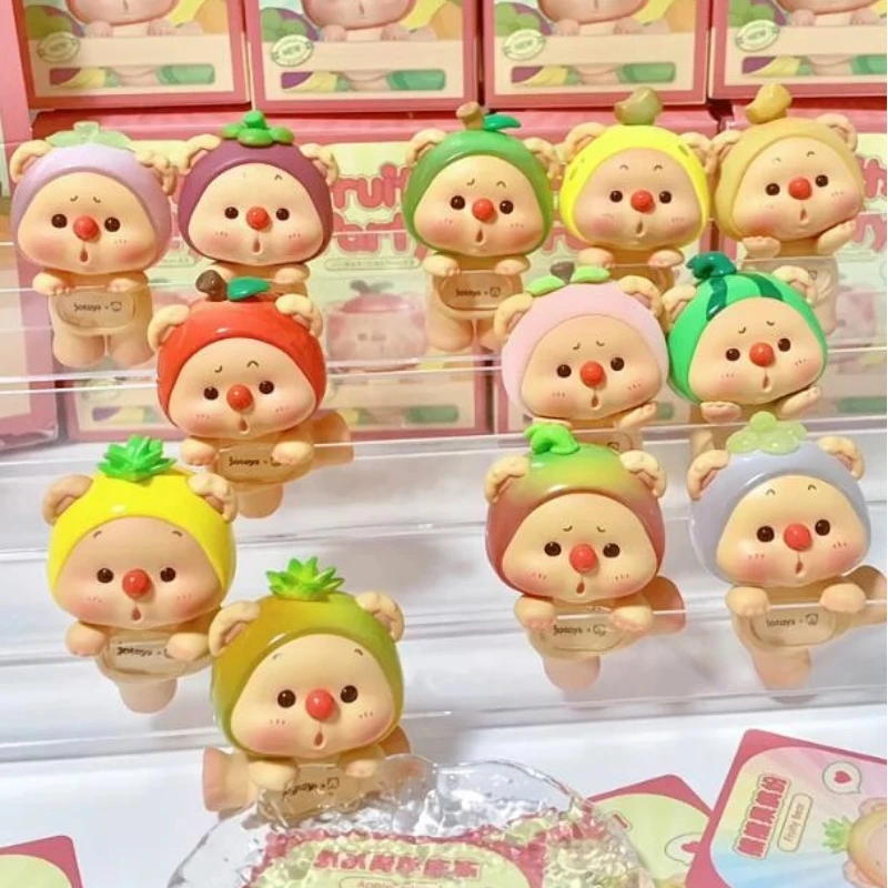 

Genuine Oyo Bear Cub Fruit Power Party Mini Series Blind Box Cute Handy Puppet Desktop Ornament Mystery Box Trendy Toykid Gift
