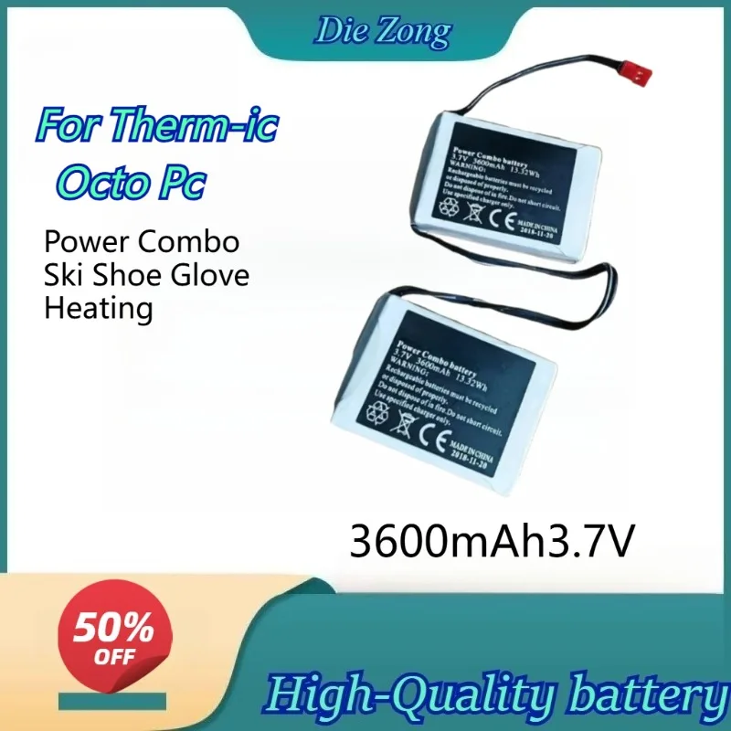 

high-quality 3600mAh3.7V In Stock Brand New for Therm-ic Octo Pc Power Combo Ski Shoe Glove Heating Battery High-Performance