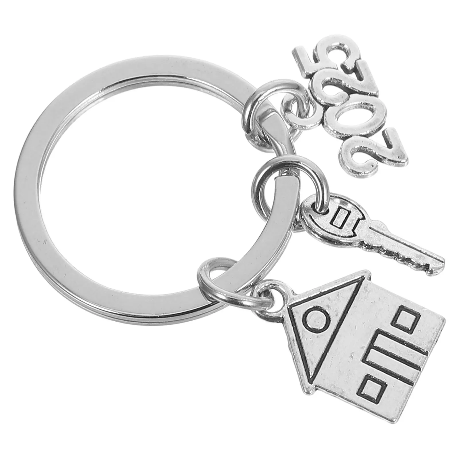 Housewarming Keychain Zinc Alloy Compact New Homeowner Key Ring Bag Hanging Pendant Backpack Ornament Hanging Key Chains