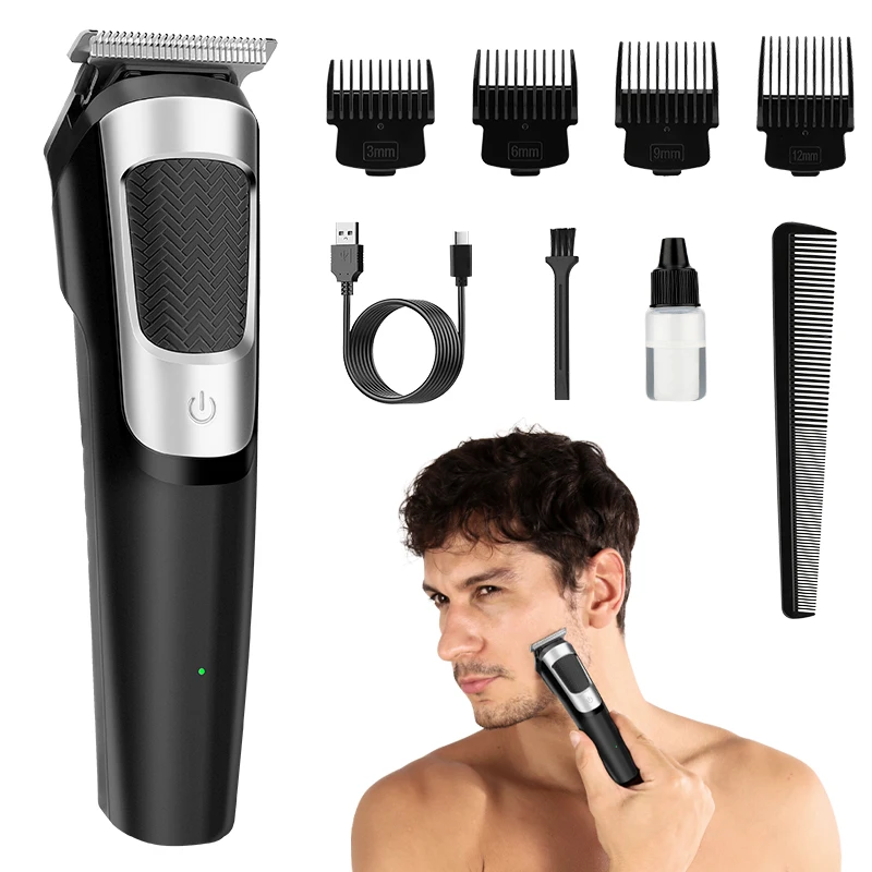 

RESUXI Electric Hair Clipper Hair Cutting Machine Low Noise Rechargeable Cordless Trimmer For Men Men's Electric Shaver