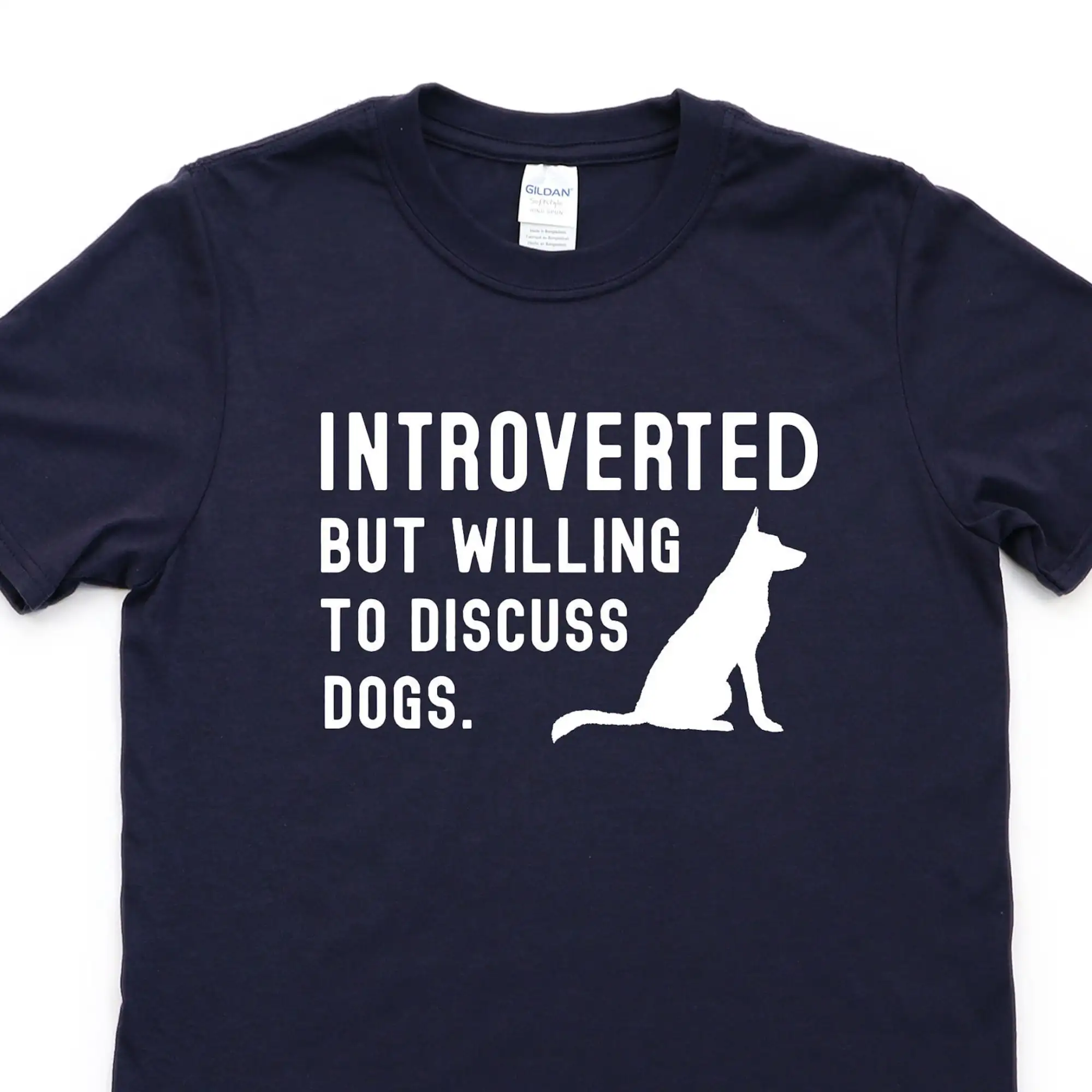 German sheperd shirt, german shepard gift, dog owner shirt, introverted but willing to discuss dogs shirt