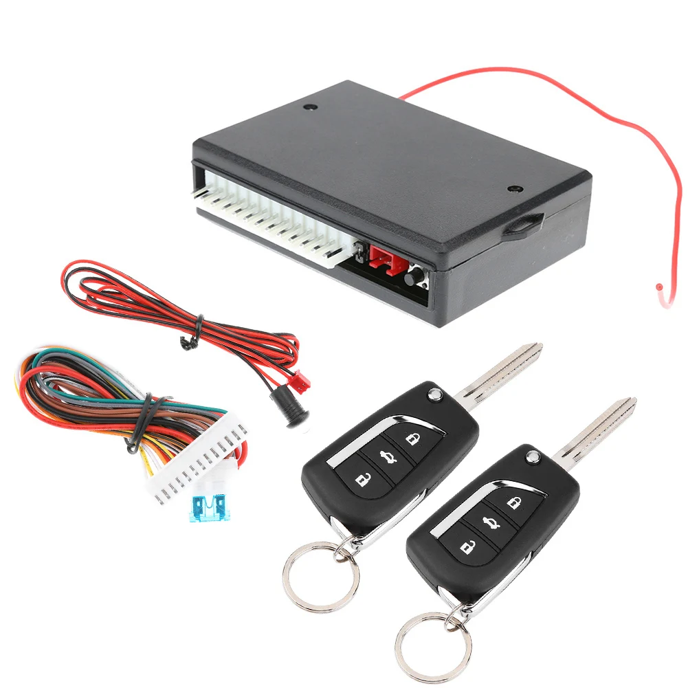 Auto Auto Keyless Entry Systeem Afstandsbediening Centrale Vergrendeling Kit Universele Auto Centrale Deurslot Keyless Entry Systeem Afstandsbediening