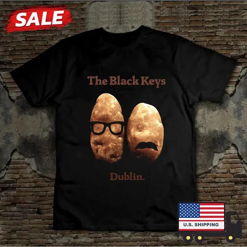 

Редкая футболка The Black Keys Band Dublin, полный размер S 5Xl