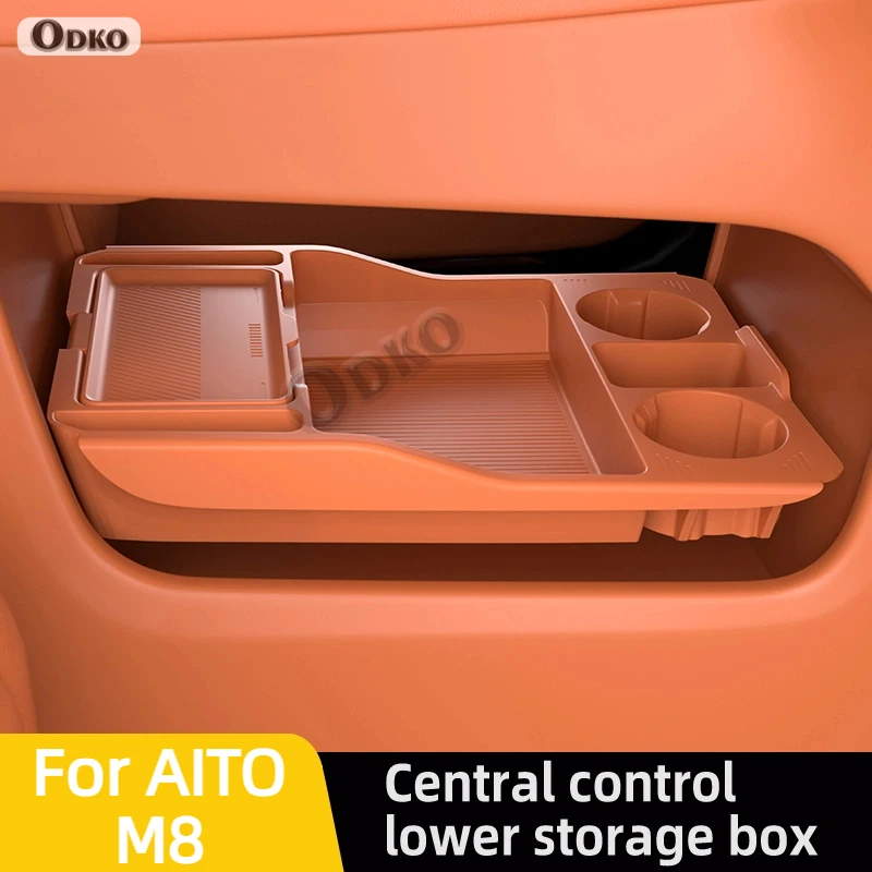 

Для AITO M8 силиконовый ящик для хранения, центральная консоль, модификация слоев, специальный органайзер для аксессуаров для салона автомобиля