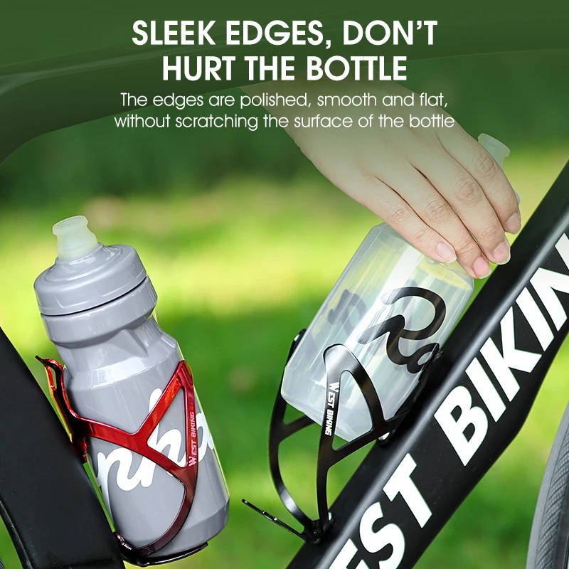 WEST BIKING Cycling Bottle Cage Integrated Molding Lightweight Bike Water Bottle Holder Kettle Stand MTB Road Bike Accessories