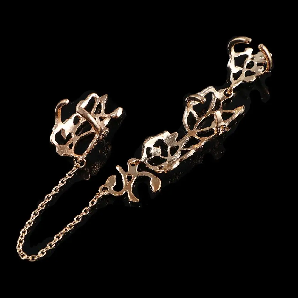 Silver/Gold Armor Double Punk Gothic Knuckle Full Finger Ring