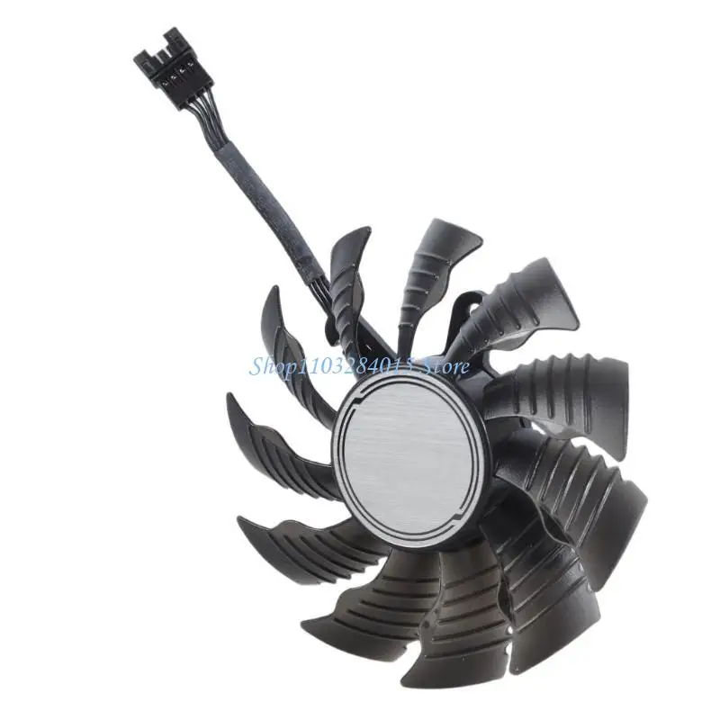 R6FF 82MM Graphics Card Cooling Fan T129215BU 4pin DC12V for For 3070TI 3080 3090 Optimaled Performances in PC GAMING