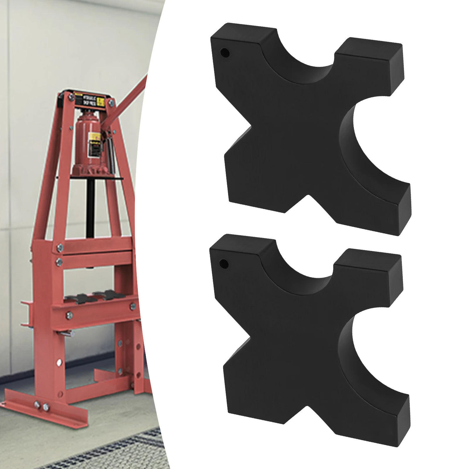 Persplaat, H-frame hydraulische winkelpersplaat, winkelpersplaat 12,7x12,7x2,5cm