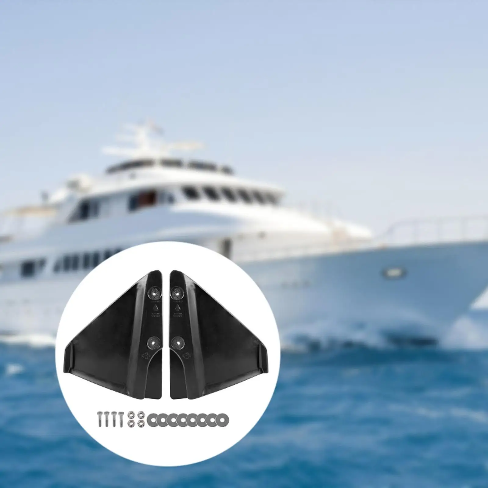 High-Performance Hydrofoil Stabilizer Bolt Nut Hydrofoil Boat Outboard Motors Boat Parts Sports Hydrofoil Stabilizer Molded