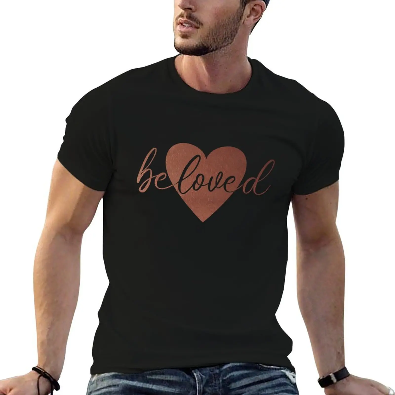 

100% for beloved shirts graphic fit t shirts cotton slim t T-Shirt men t man for man tees shirt