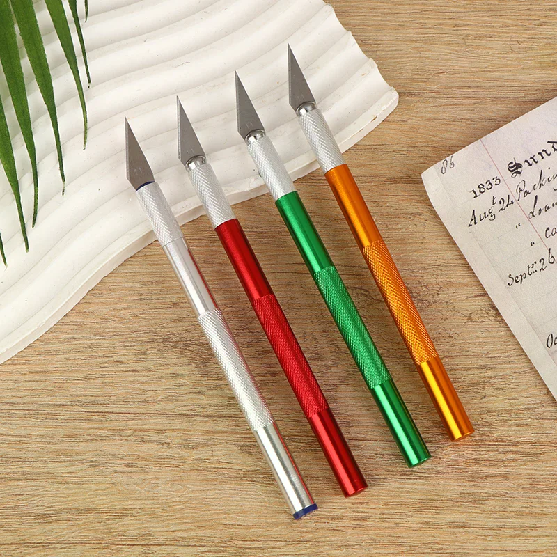13Pcs Aluminum Alloy Carving Knives Precision Blades For Paper Cuttings Film Applications And DIY Craft Carving Sculpture Paper