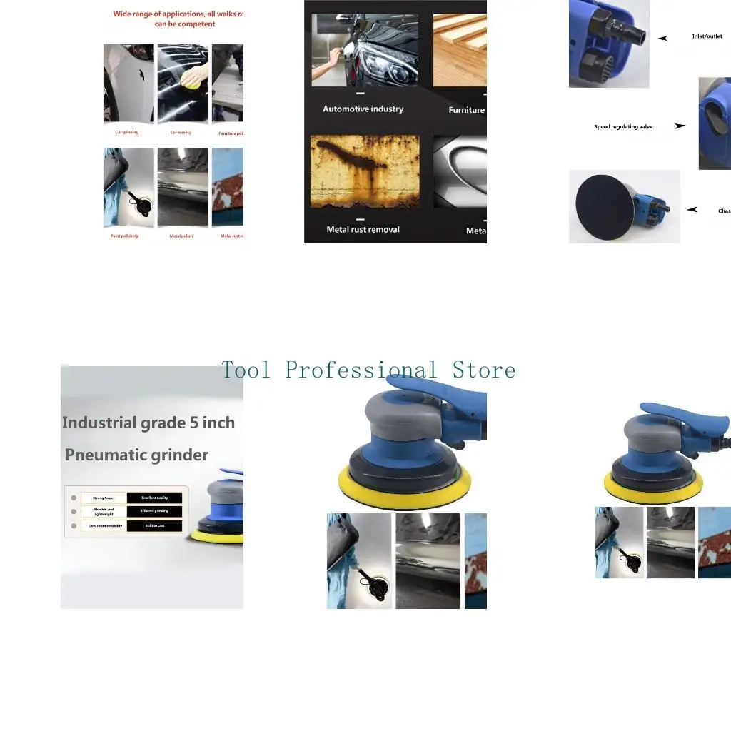 57QF Portable Car Polisher Pneumatic Polisher Automobile Car Polishing Sealing Glaze Machine Waxing Repairing Polishing