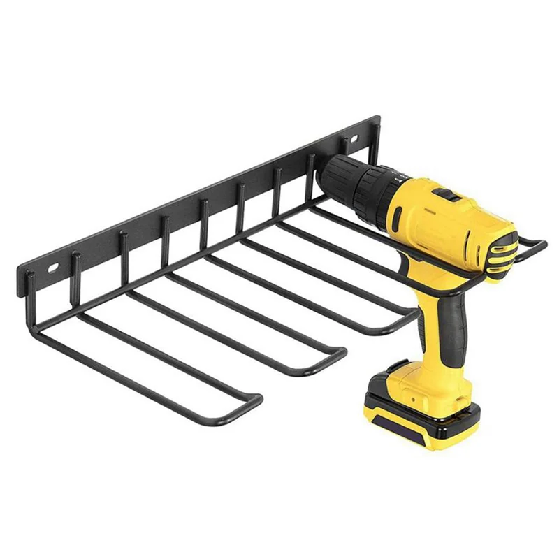 AC88-Wall-Mounted Tool Storage Rack Electric Drill Rack Wrench Tool Workshop Screwdriver Storage Rack