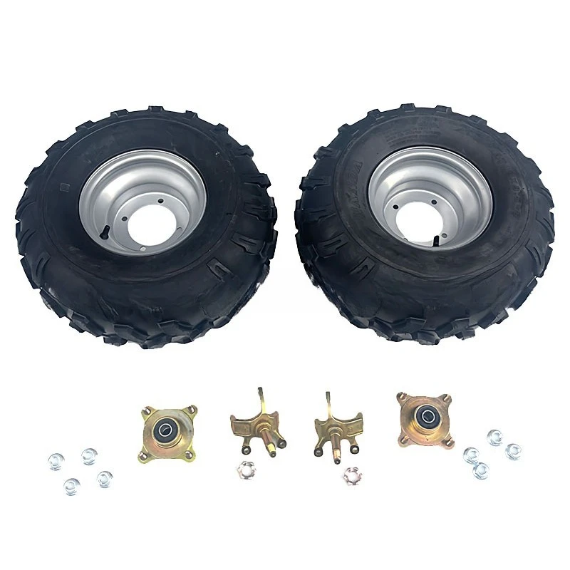 Suitable for kart accessories, modified four-wheeler ATV 18 * 9.50-8 inch off-road tire hub croissant flange
