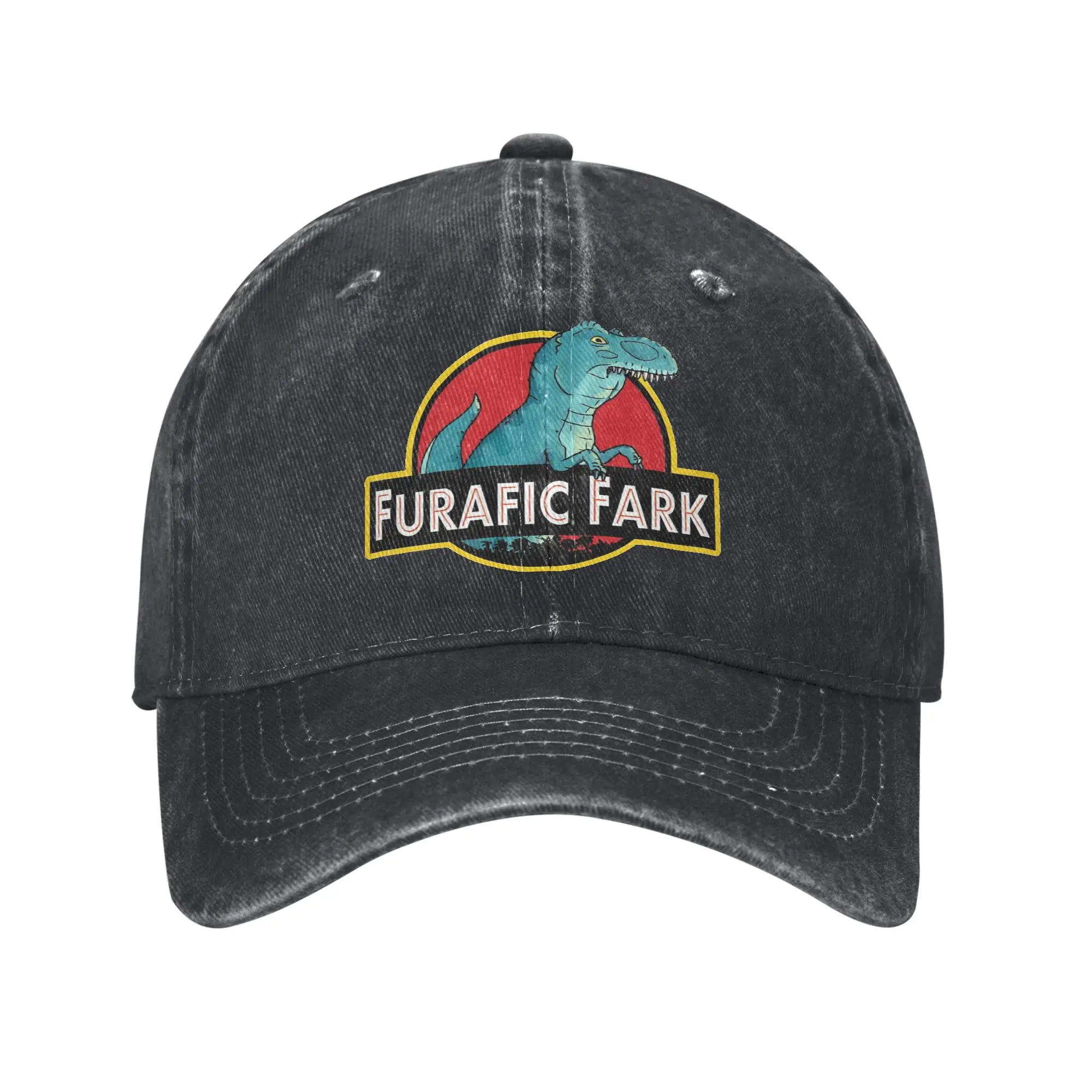 Casual Furafic Fark 2 Baseball Caps Unisex Style Distressed Washed Sun Cap Meme Outdoor Summer  Unstructured Soft Caps Hat