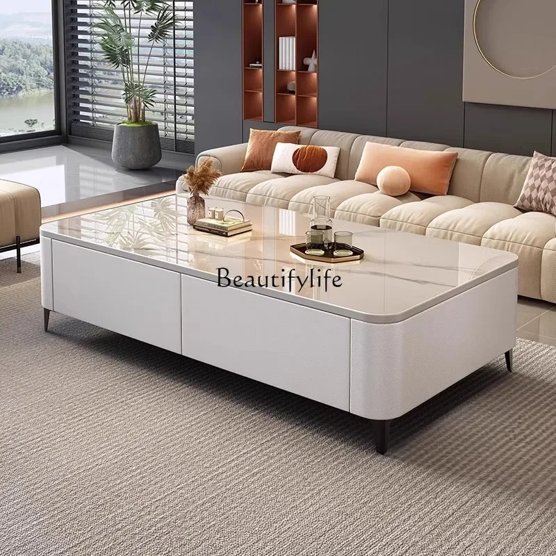 

Coffee table living room household floor high-end small apartment