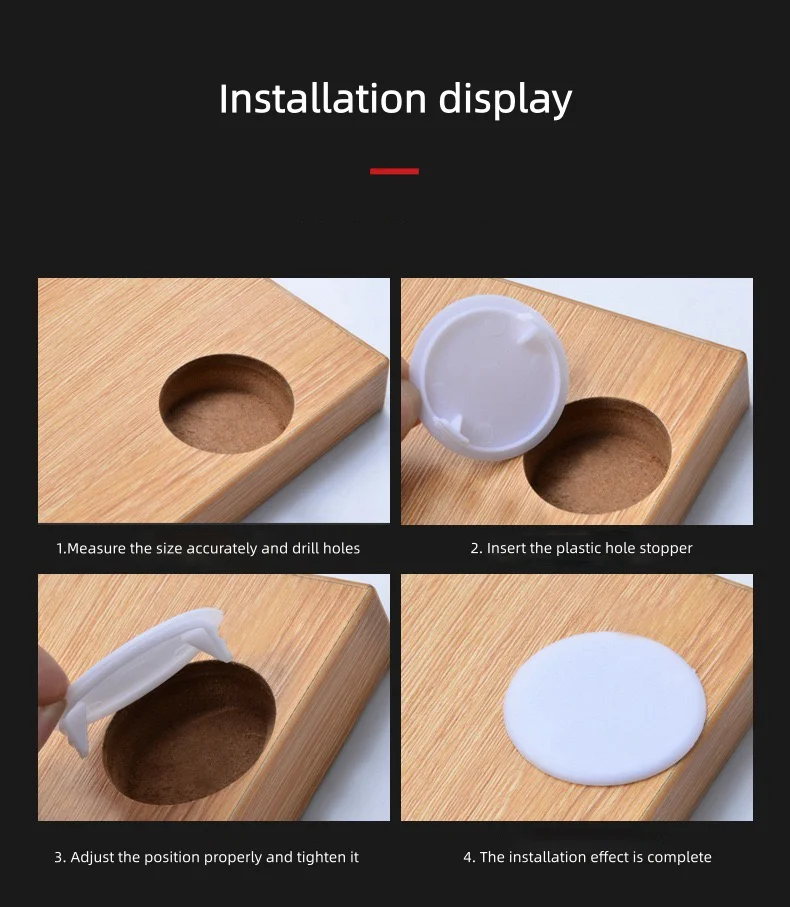 5/10pcs Round Plastic Hinge Decorative Covers for Furniture, with Dust-Proof Covers for 35mm, 38mm and 40mm Holes.