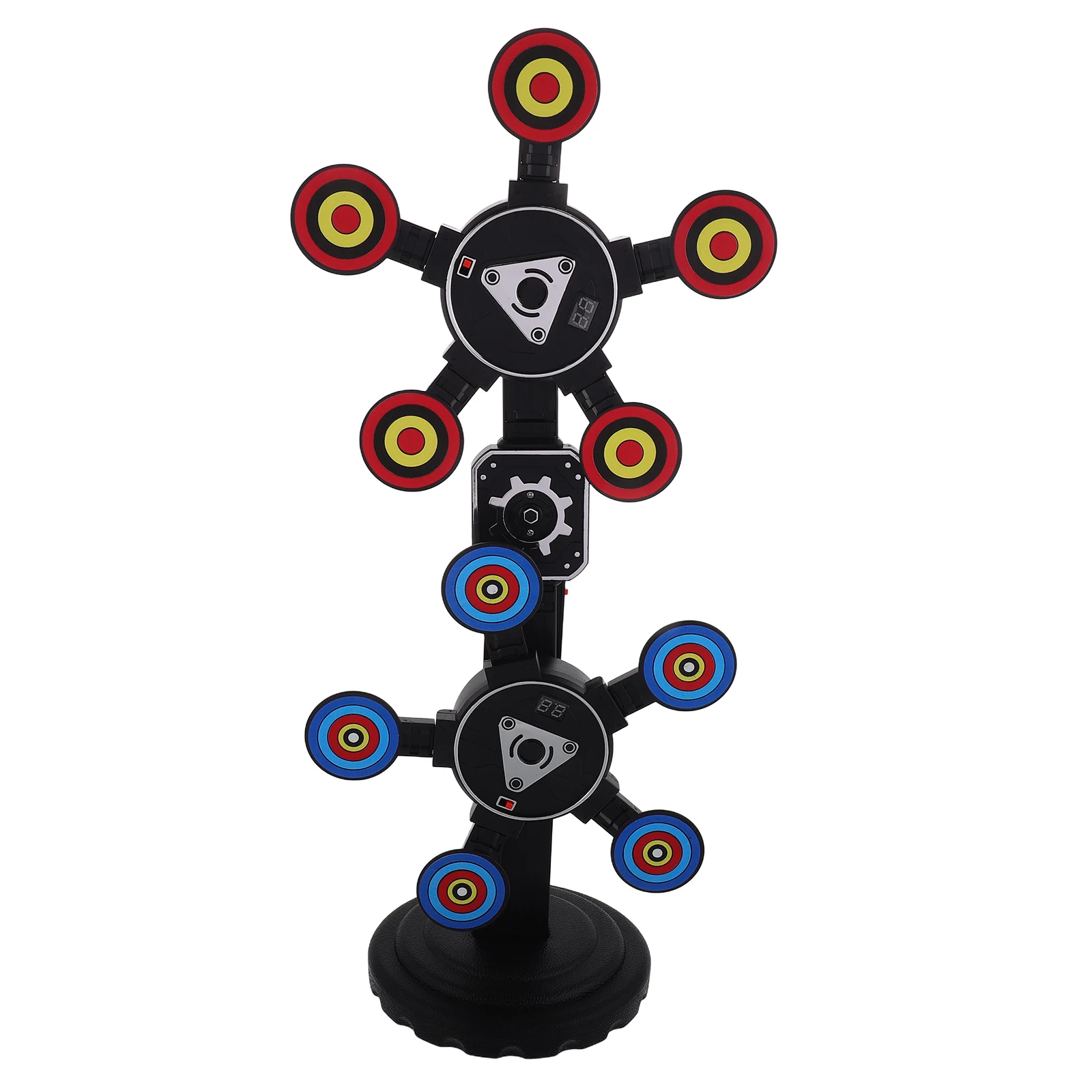 

Electronic Scoring Target Automatic Reset Kids Shooting Toy 2 Player Game Movable Targets Sound Light Effects Family Games