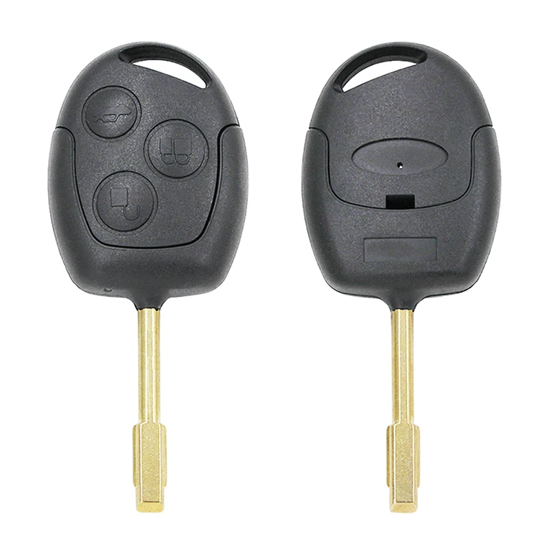 Reemplazo de llave de control remoto de 3 botones para Mondeo Fiesta Fusion Transit Focus S-Max C-Max, con hoja FO21 de Chip 433Mhz 4D63