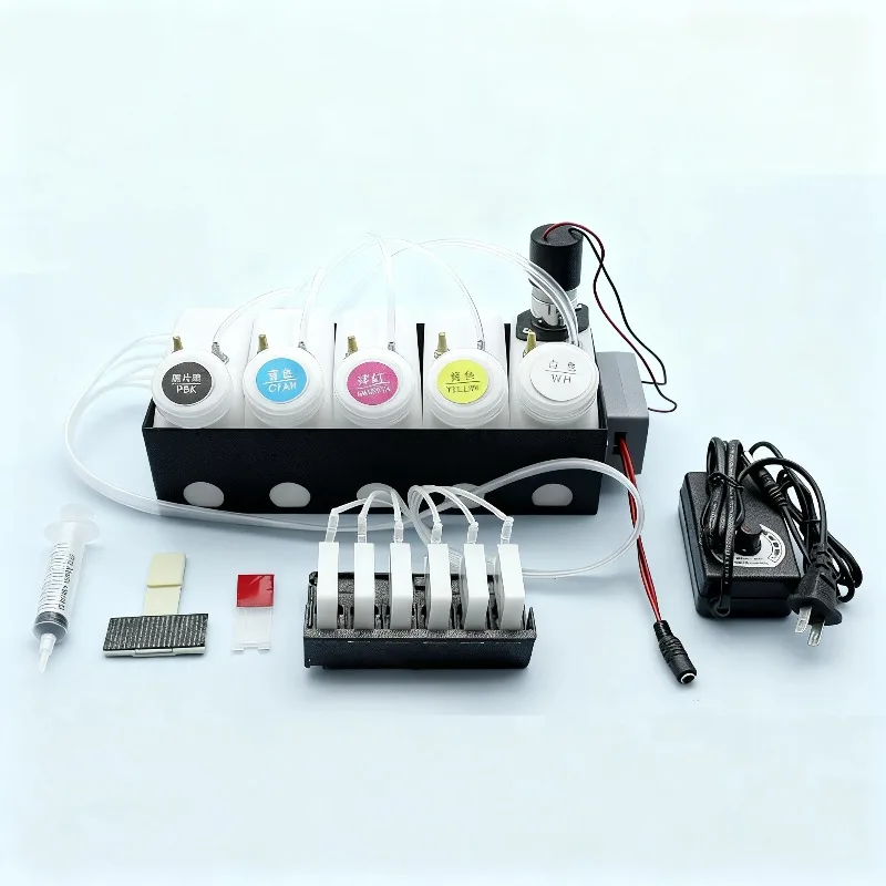 DTF  Printer CISS System White Ink Mixer Timer With Printhead Manifold Dampers Convert To DTF Kit For Epson XP-15000 XP 15000 view 4