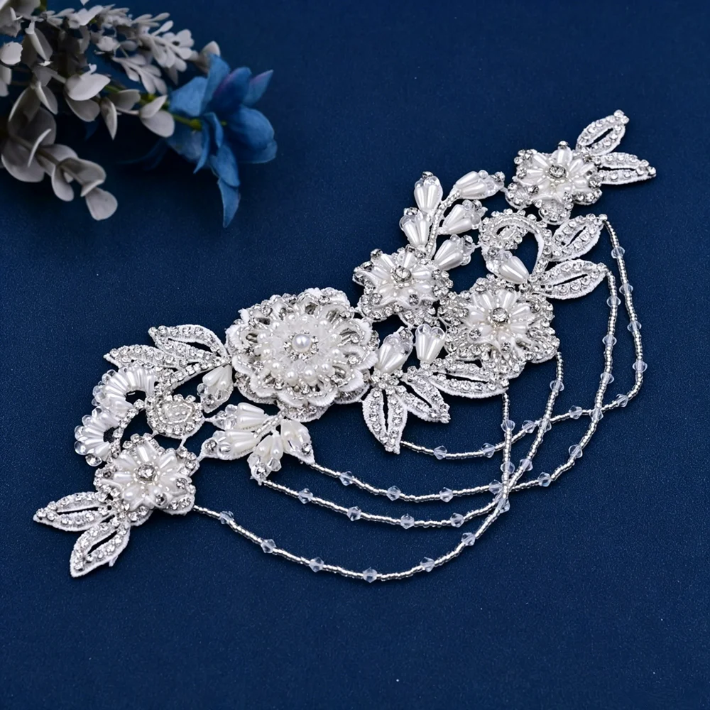 Zilveren kristallen trouwjurkr - Bridal Sash Ribbon recensie en prijs
