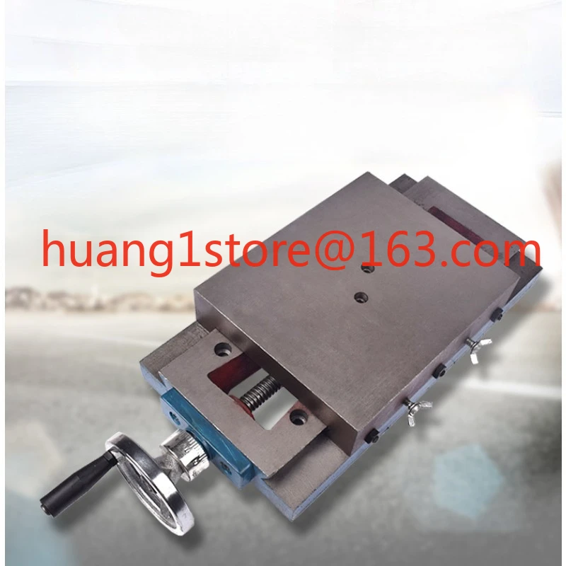 Heavy duty cross slide dovetail groove trailer hand crank screw moving block one-way guide