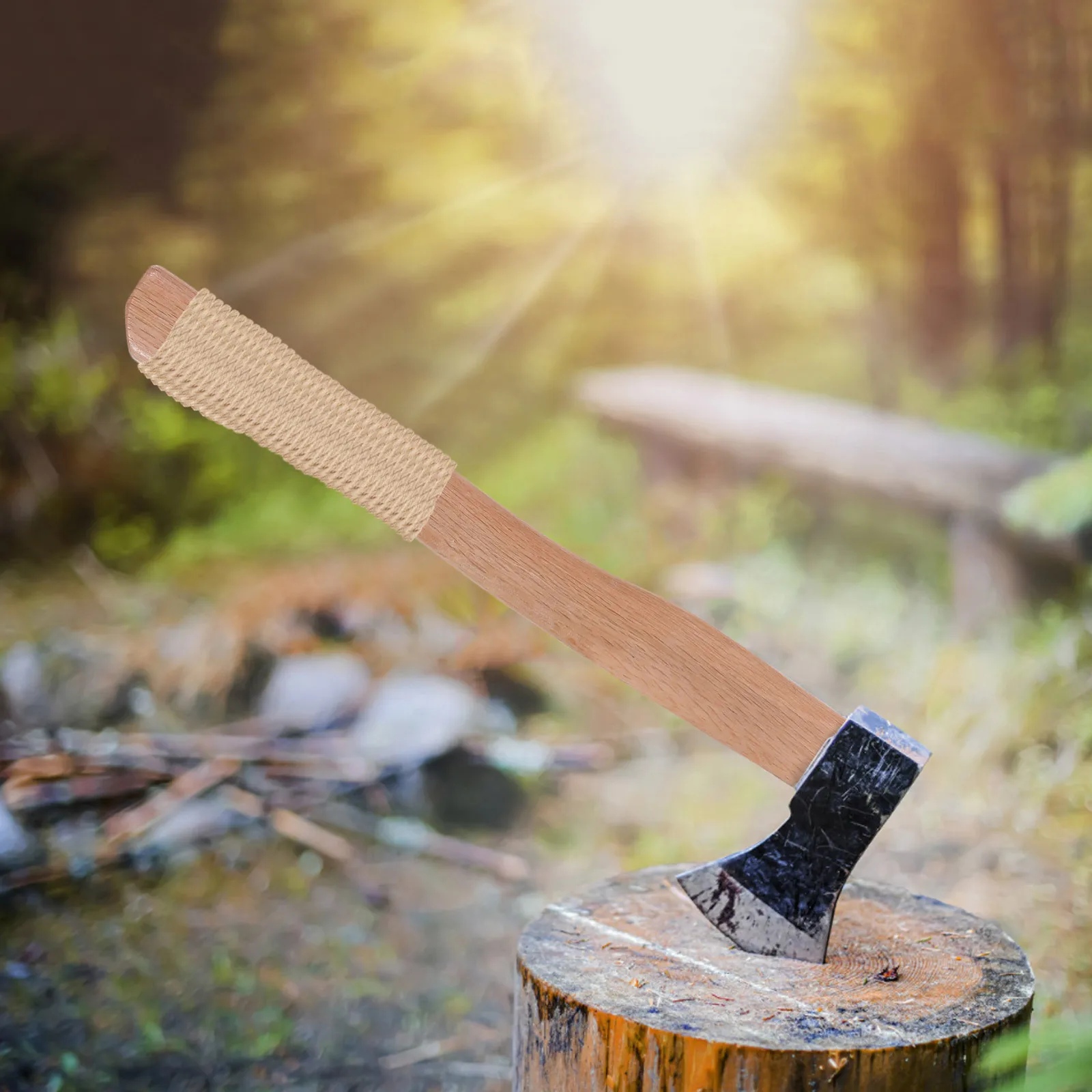 

2 Rolls 100M Axe Handle Wrap Jute Twine Rope Vintage Hand-Braided Natural Cord For Anti-Slip Grip Garden Tool Repair Diy Craft