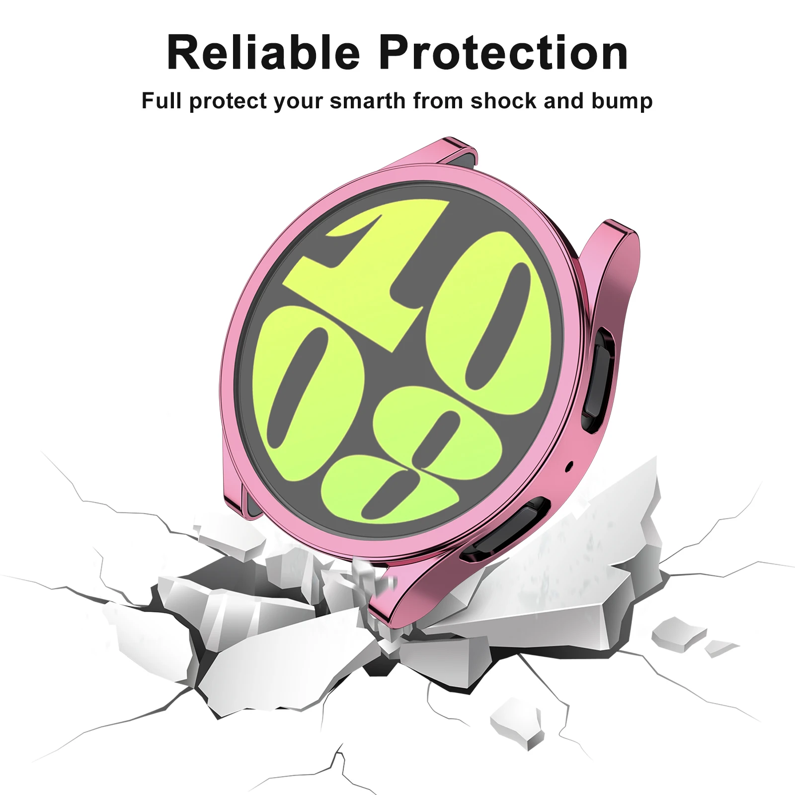 TPU Case For Samsung Galaxy Watch 4 5 6 40mm 44mm Full Cover Screen Protector Shell For Samsung Galaxy Watch 5 6 Bumper Case