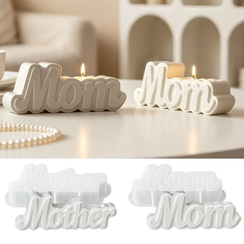 Letter Shape Vase Plaster Silicone Mold DIY English Alphabet Desktop Ornament Resin Molds Candle Aroma Gypsum Container Making view 2