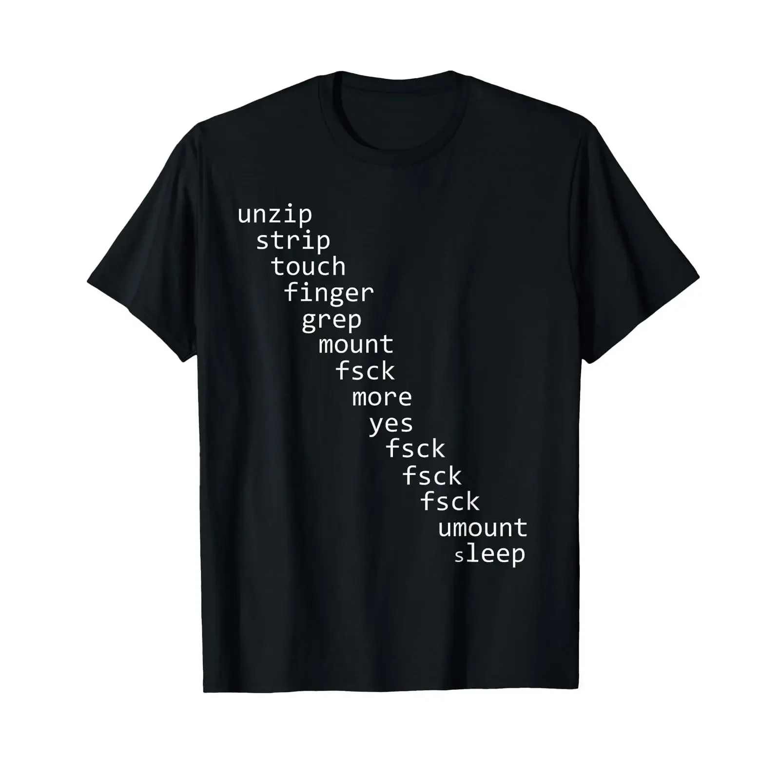Unix Linux Sys Admin Sexy Shell Script Programmer T Shirt vintage Washed streetwear homme Comfortable graphic Breathable