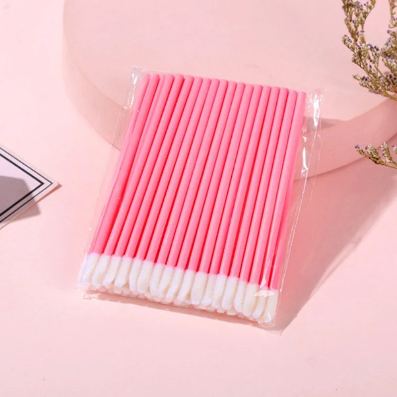 Venta al por Mayor de 50 Pinceles Desechables para Labios con Puntas - Varitas Aplicadoras Reutilizables de Brillo Labial y Lápiz Labial para Maquilladores y Profesionales de Belleza
