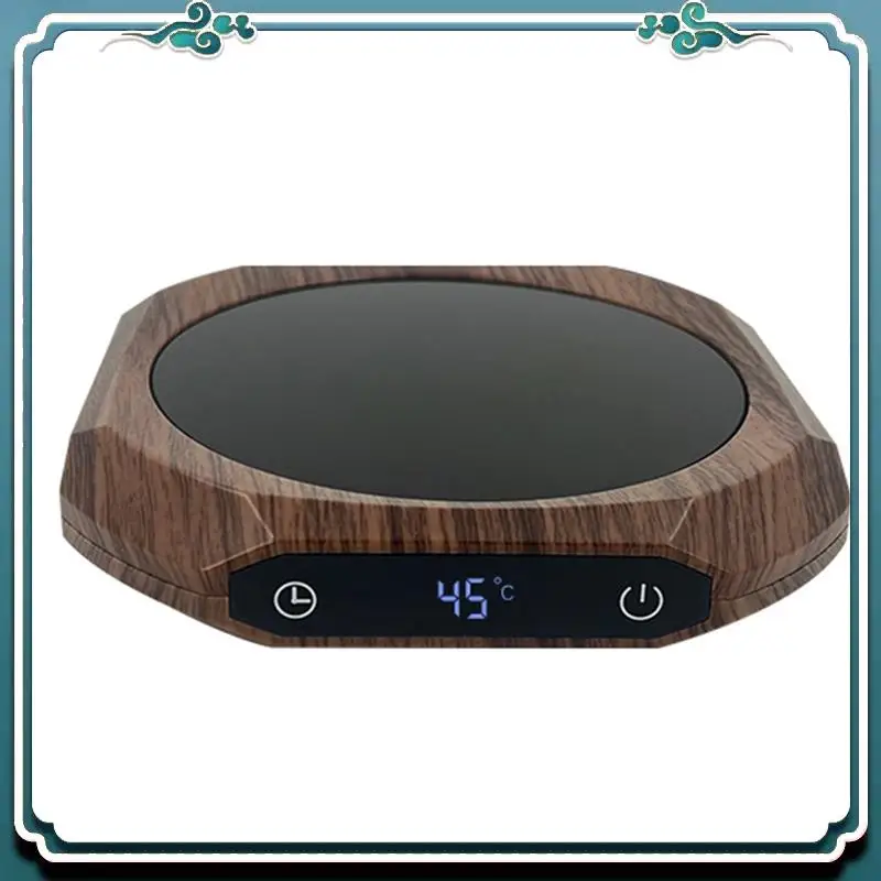 ABSK-Coffee Cup Warmer Electric Hot Plate Heating Pad 3 Gear Temperature Warmer Coaster For Milk Tea Water US Plug