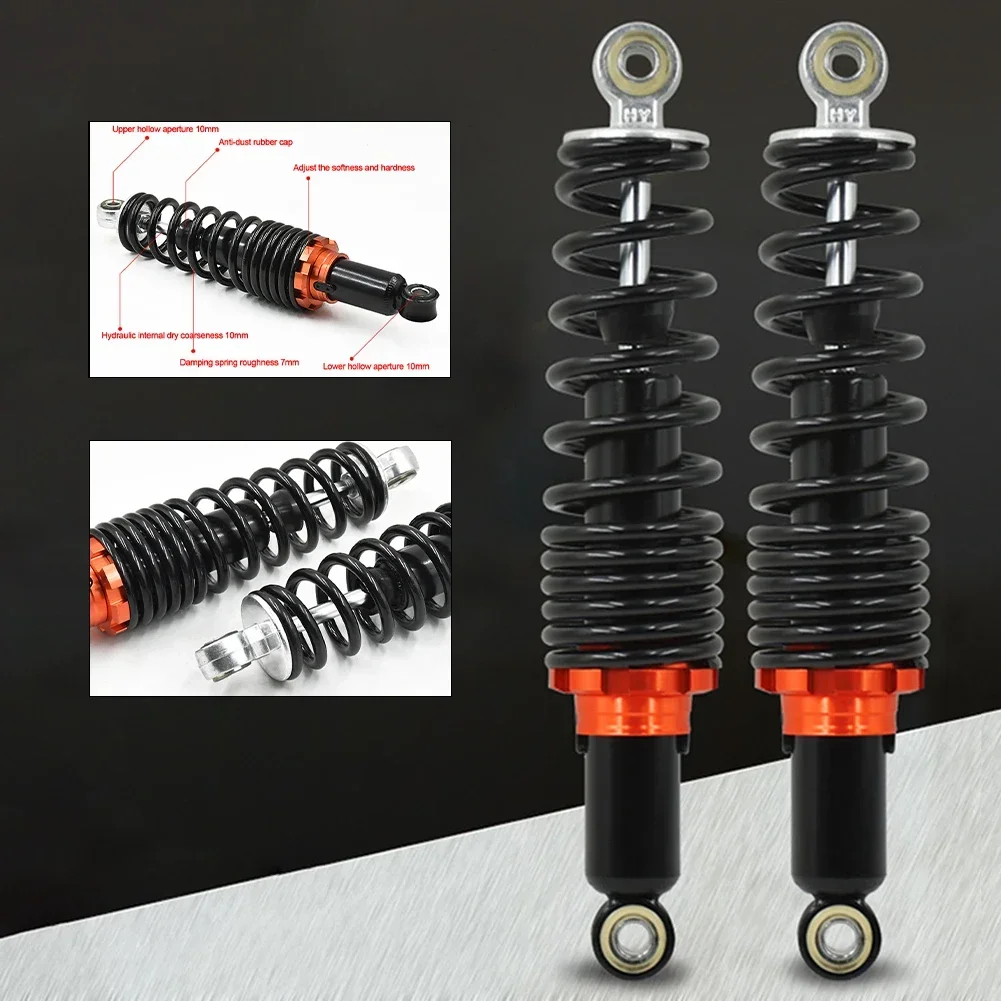 

Shock Absorber Rear Shock 1 Pair 25Cm 29CM Absorber Adjustable Good Comfort Hydraulic Type High Quality Practical