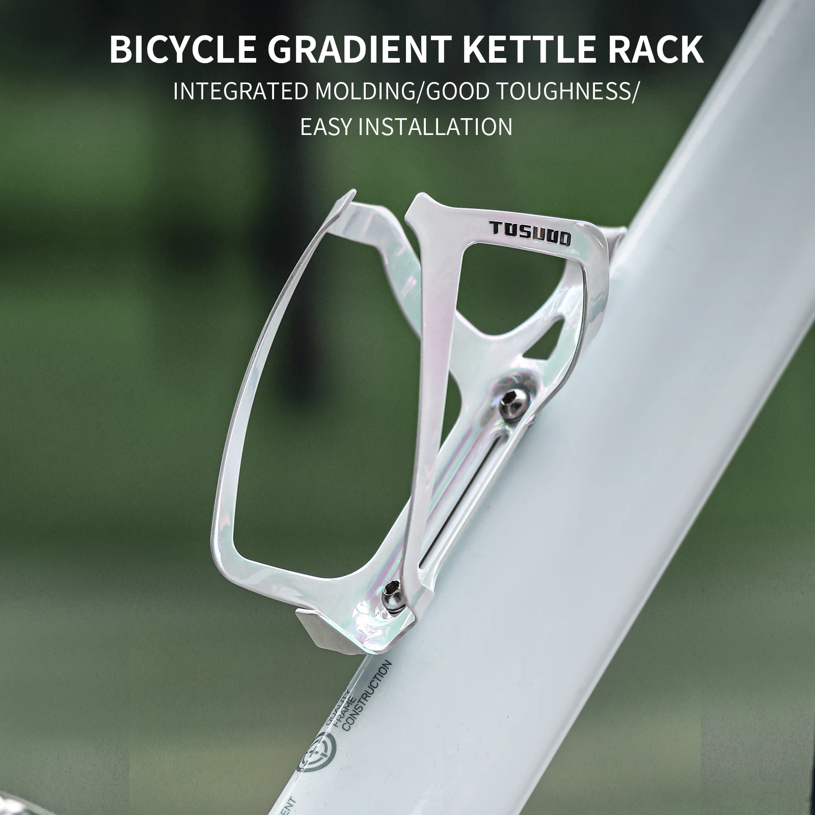 

TOSUOD Bicycle Water Bottle Cage Universal Aluminum Alloy Mountain Road Bike Water Bottle Holder