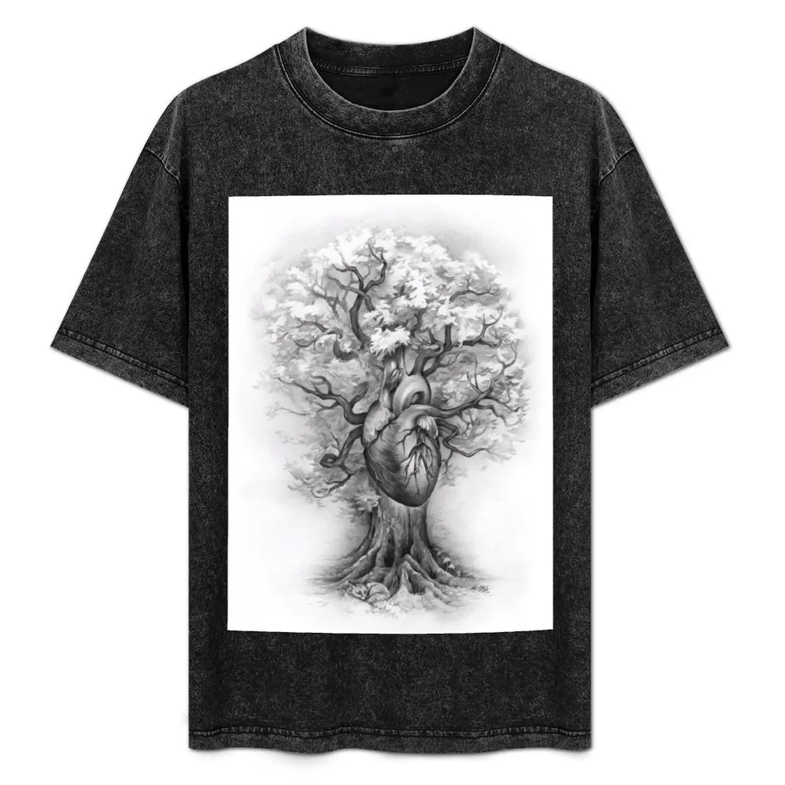 

A Sleeping Heart T-Shirt plain funny gifts Blouse vintage mens t shirts