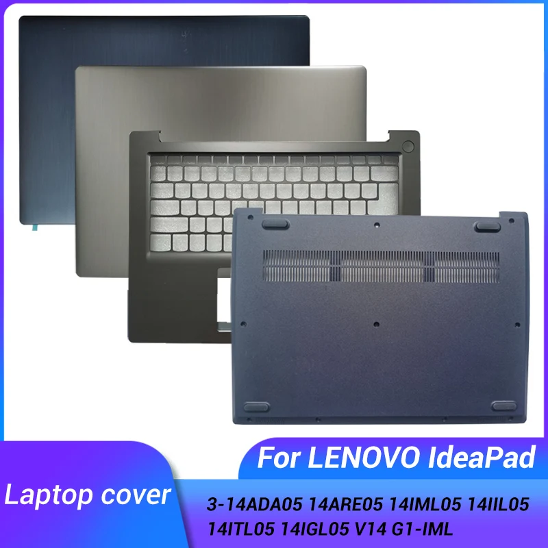 

FOR LENOVO IdeaPad 3-14ADA05 14ARE05 14IML05 14IIL05 14ITL05 14IGL05 V14 G1-IML LCD Back Cover/Palmrest Upper/ Bottom Cover Case