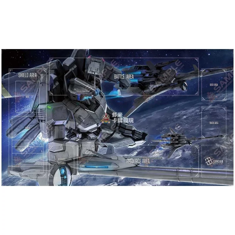 جديد GCG GUNDAM SENTINEL EX-S سلسلة 600x350 مللي متر FAZZ Playmat MK-V Barzam RMS-154 مشغل كرتوني معركة لوحة مطاطية لعبة لوحة الماوس #2