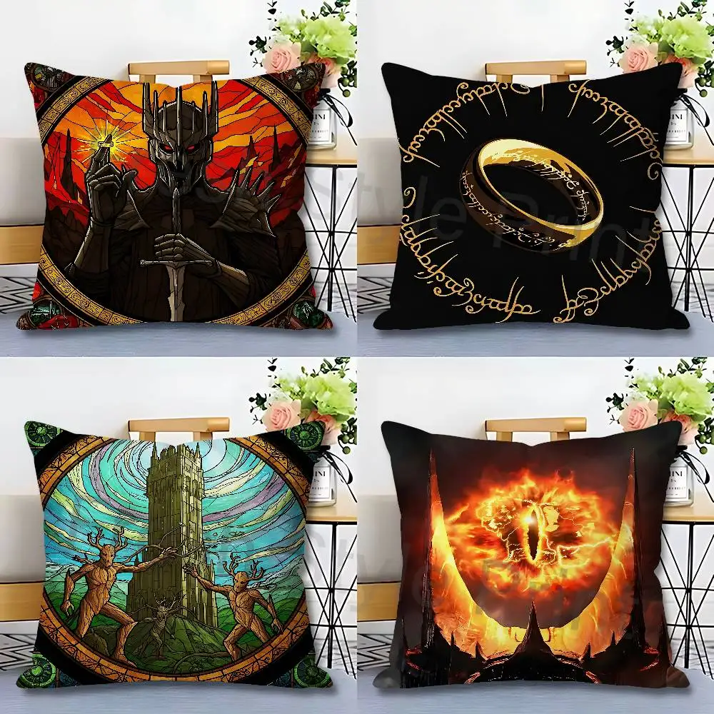

L-Lords of the R-RingES-S Pillow Cases for Bedroom Living Room Sofa Home Decor Polyester Cushion Cover with Zipper