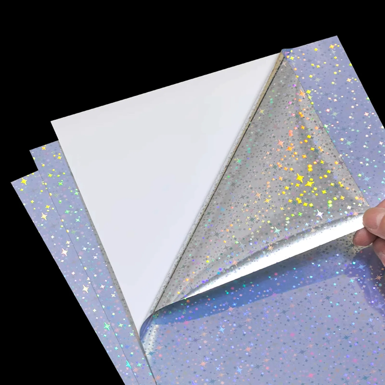 20-sheets-shiny-holographic-sticker-paper-printable-for-printer-multipurpose-label-decal-sheets-art-projects-gift-packaging-diy