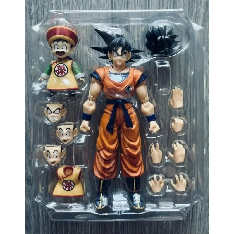 Original Bandai Dragon Ball S.H.Figuarts Son Goku Jiren Trunks Super Saiyan SHF SDCC 2024 Exclusive Edition Figure Model 17cm