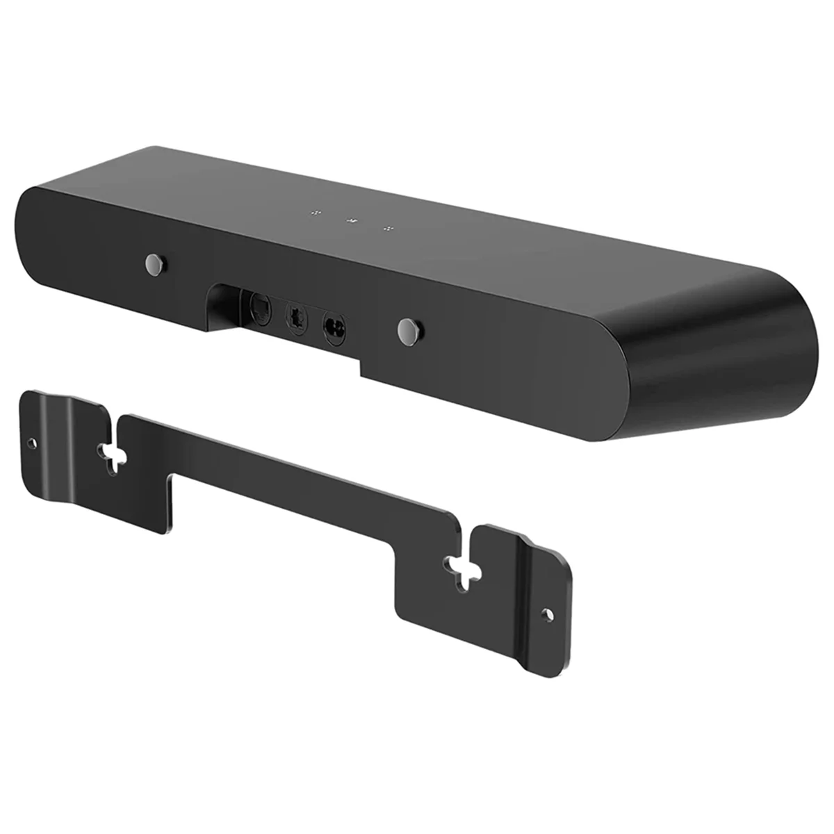 แท่นตั้งลำโพงขาแขวนติดผนังซาวด์บาร์แบบลอยน้ำที่ติดวงเล็บยึดติดผนังใต้โทรทัศน์