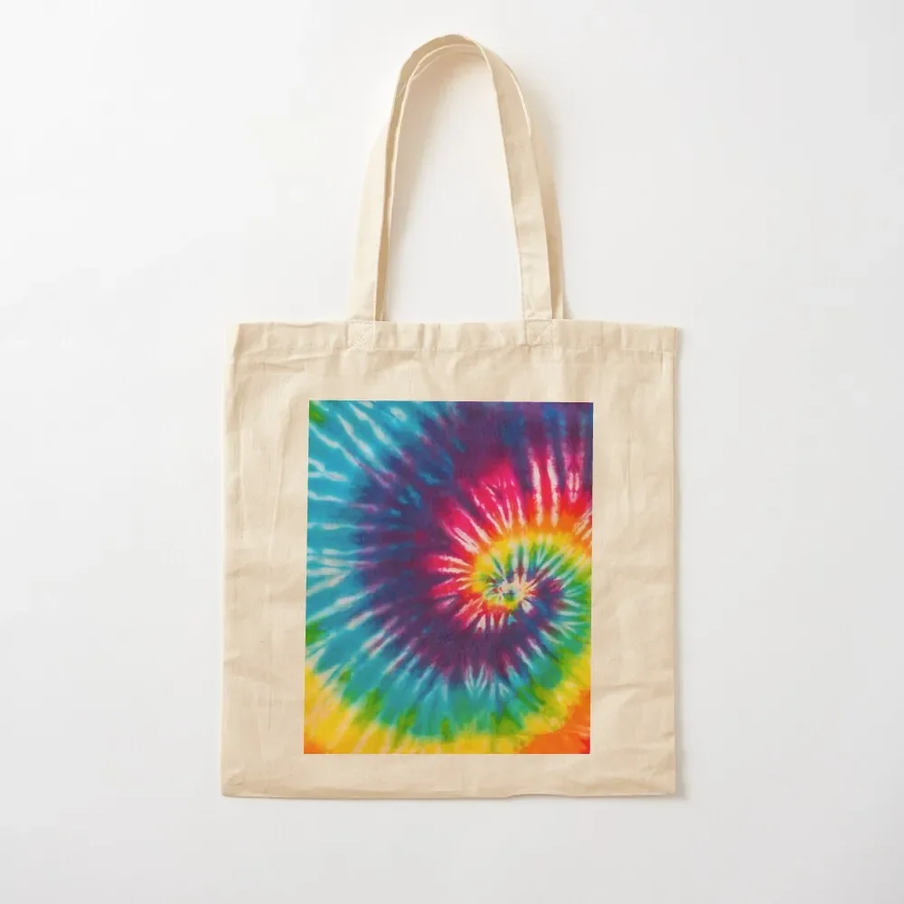 Colorful Spiral Tie Dye Tote Bag bags woman 2025 canvas tote Cloth bags aesthetic