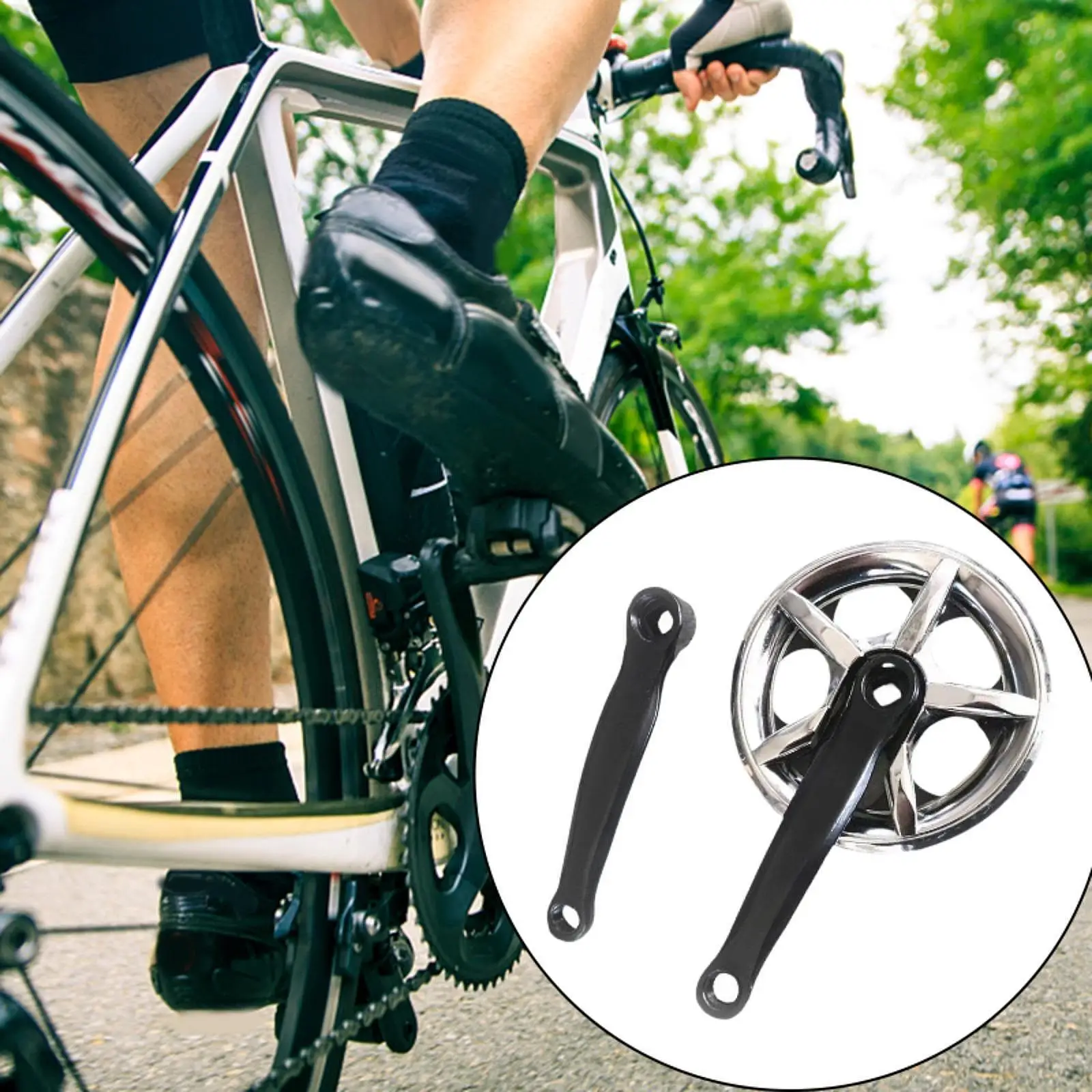 

Шатуны для верховой езды. Простая установка. Регулируемый шатун для улицы. Звездочка 36T.