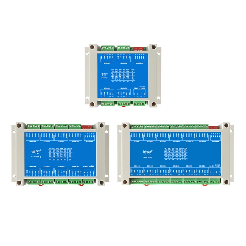 Kunhong KM-3 4/8/12 Channel Weighing Transmitter Module MODBUS-RTU Weight Transmitter