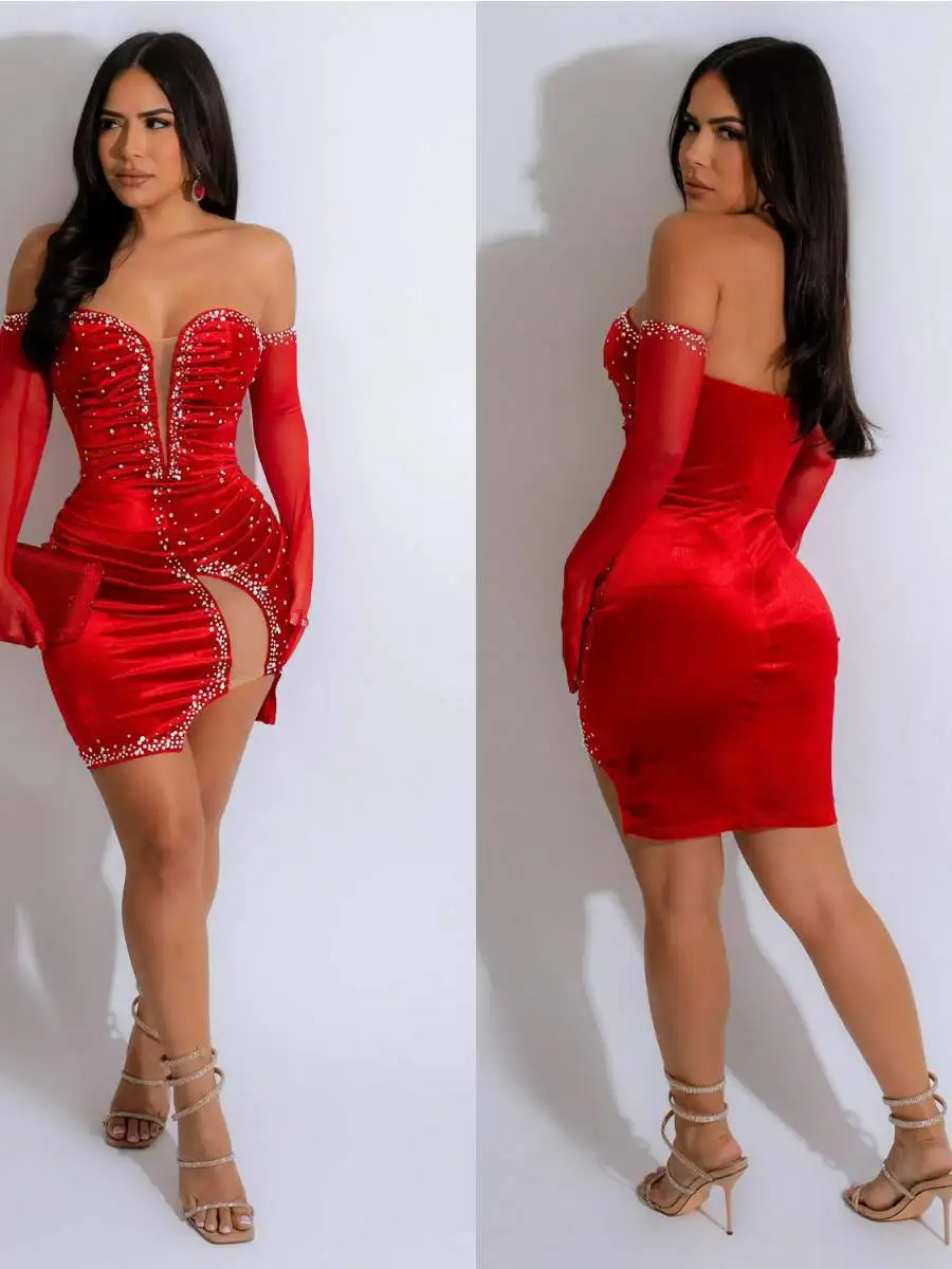 Elegancka, jednokolorowa, aksamitna spódnica ort Dr C6803 Ele Midi z plisowanym dołem, seksowna spódnica midi dla kobiet, długa spódnica na jesień.