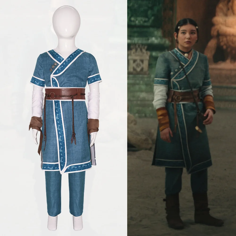 Disfraz de Cosplay de Avatar: La Leyenda de Aang, Bumian Ang Katara, para Halloween
