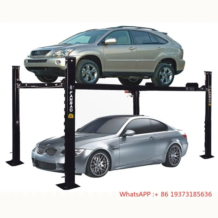 

Fanyi Высокое качество 4T гидравлический 4-ходовой автомобильный подъемник автоматический подъемник автомобильный лифт быстрый натяжной для домашнего гаража