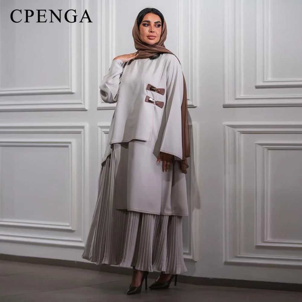 

Рамадан, арабское скромное мусульманское платье для женщин, элегантное простое платье Абая в Дубае с плиссированным дизайном, исламский наряд для отпуска, Турция